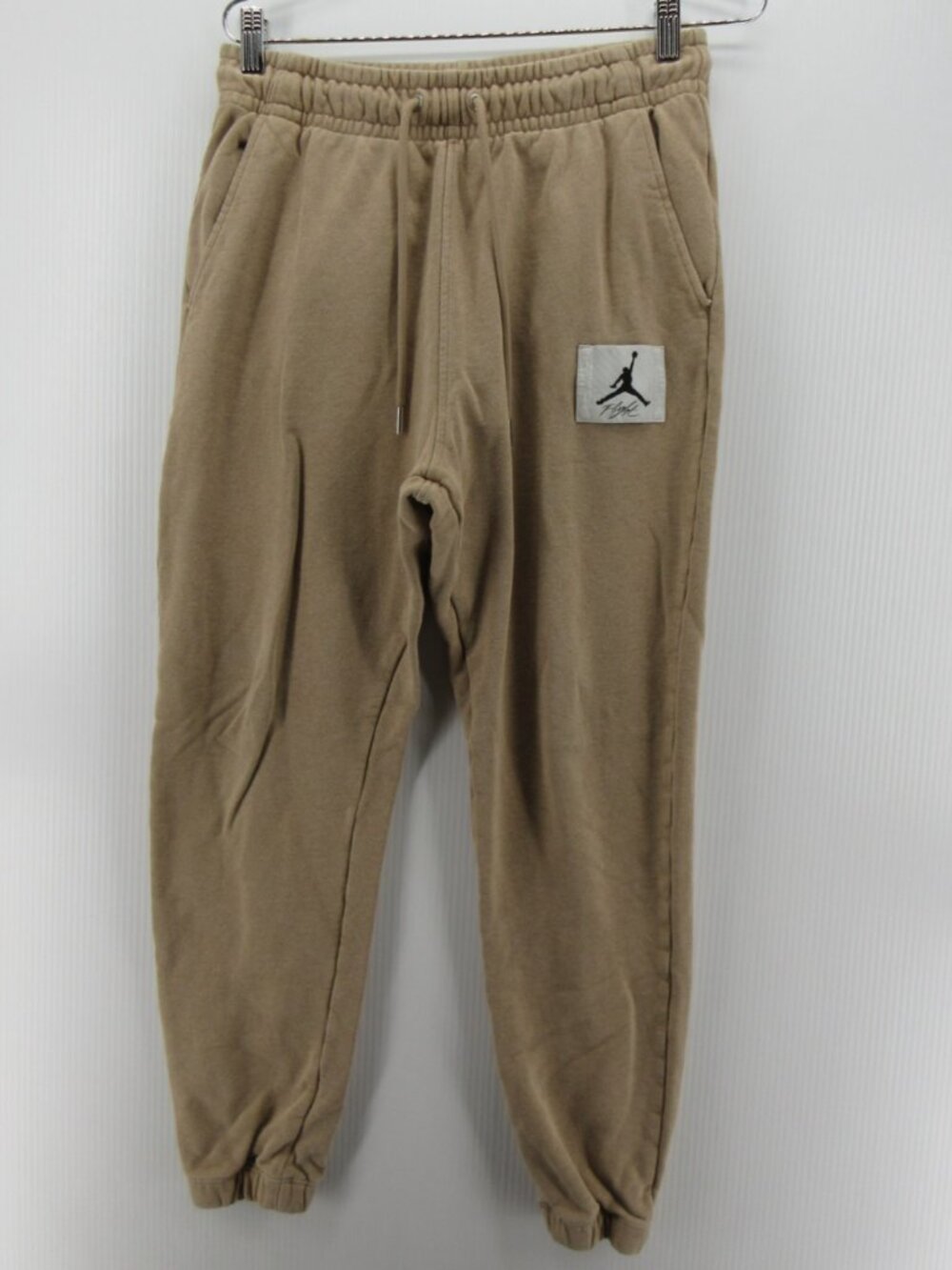 Jordan Pants Small Tan Air Jumpman Flight Jogger Sweatpants Athleisure